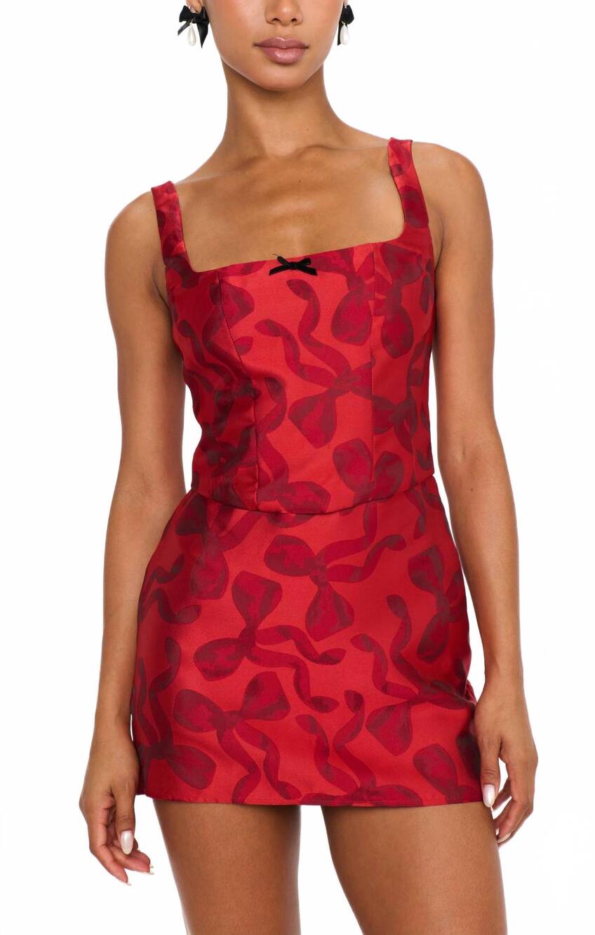 NEW SHOW ME YOUR MUMU kendra top in bow what fun